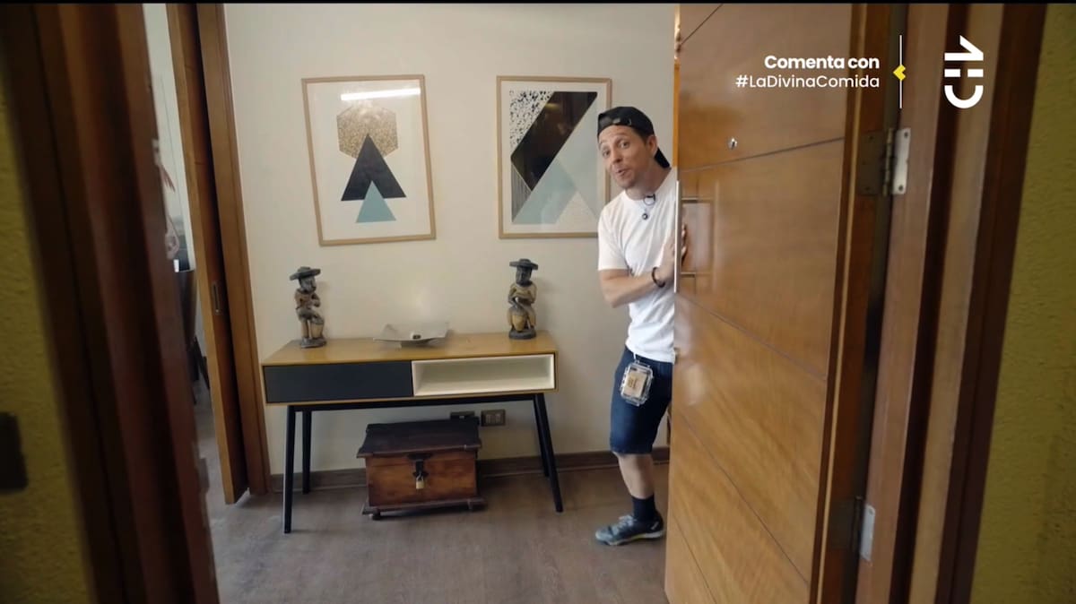 estuvo invitado a "La Divina Comida".