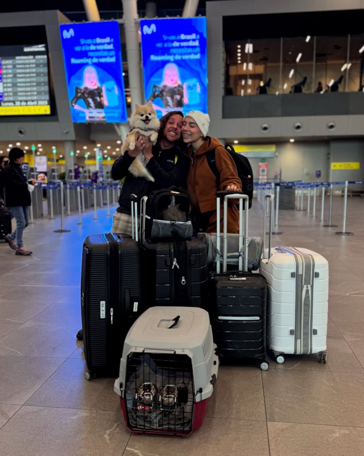 La pareja se fue a vivir a Perú.