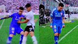 Como Zampedri: viralizan gesto de Matías Zaldivia en el Superclásico ante Colo Colo