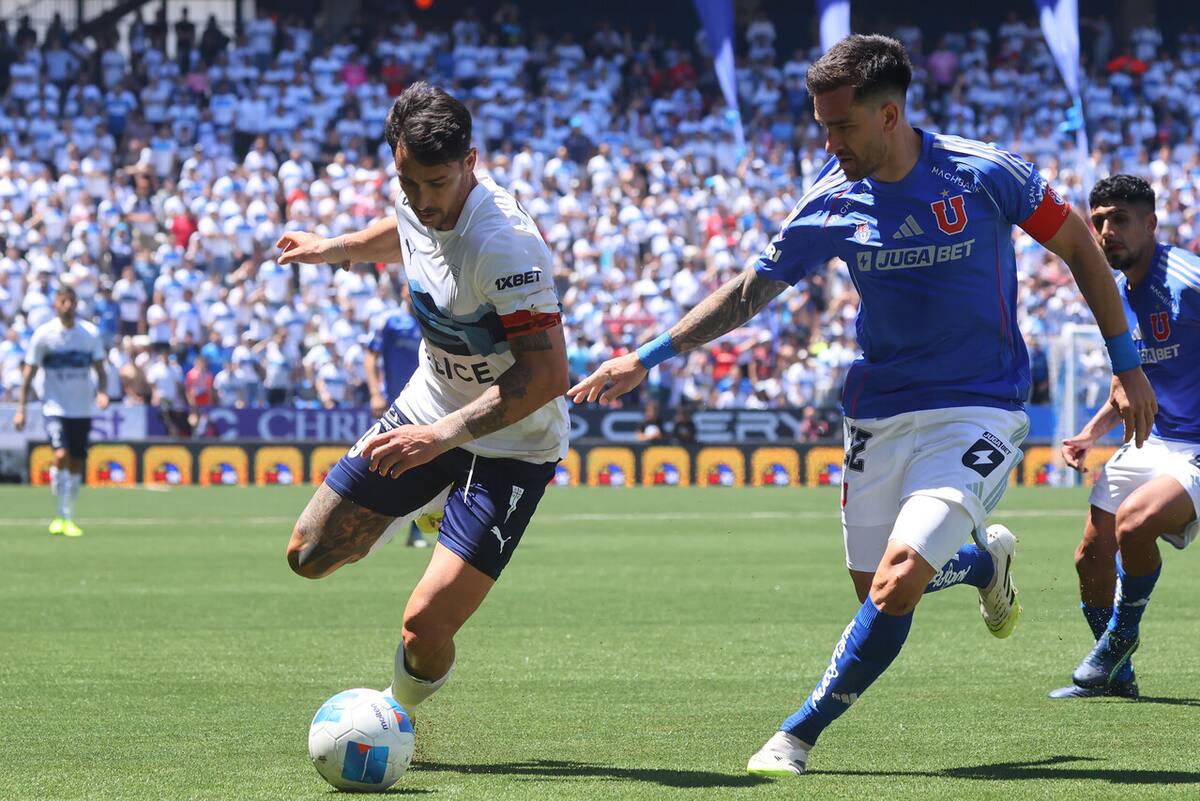 Serán los capitanes de la U y la UC en el Superclásico. Foto: Agencia Aton.