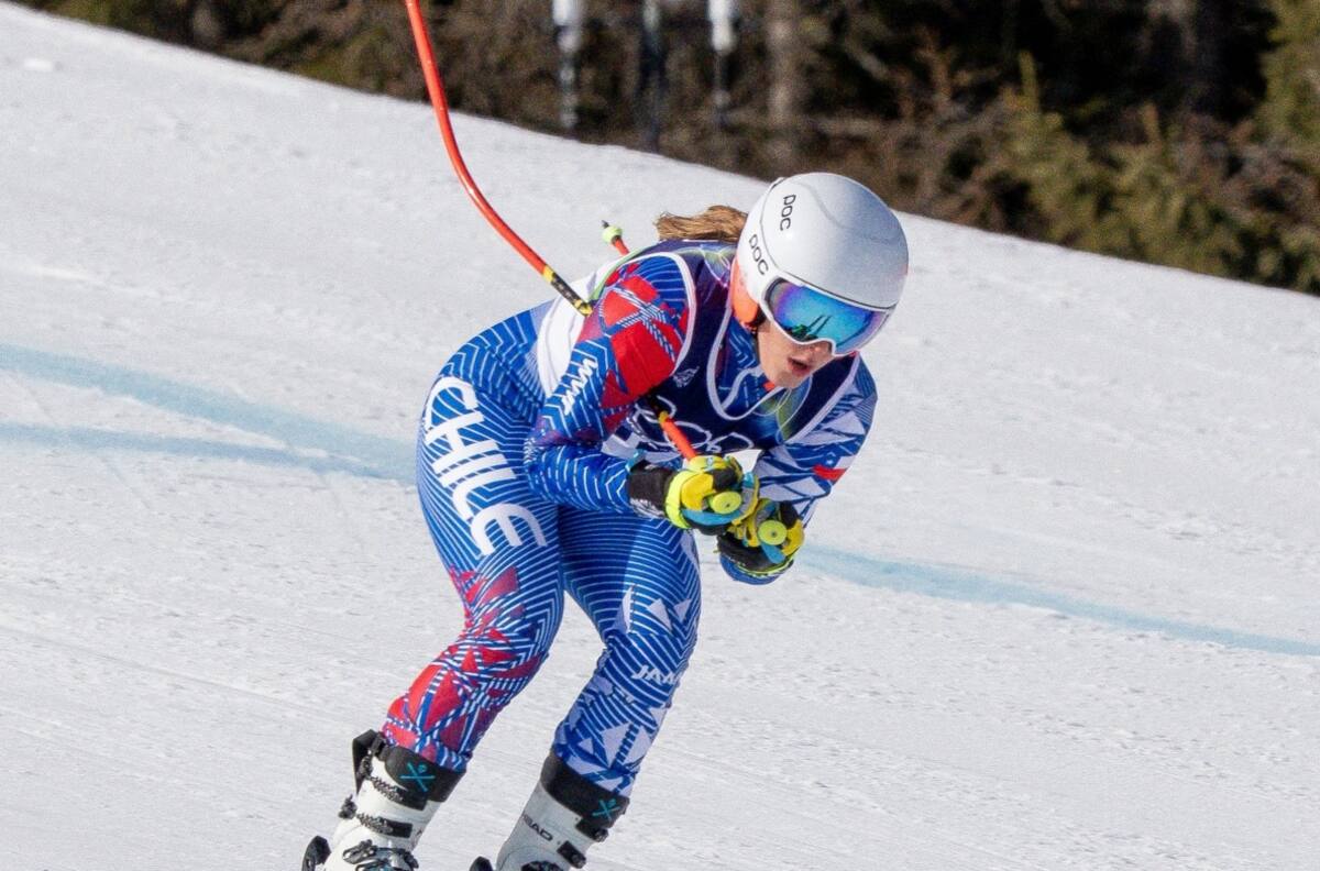 Matilde Schwencke saca la cara por Chile en los JJ.OO. de Invierno: fue la mejor sudamericana en descenso