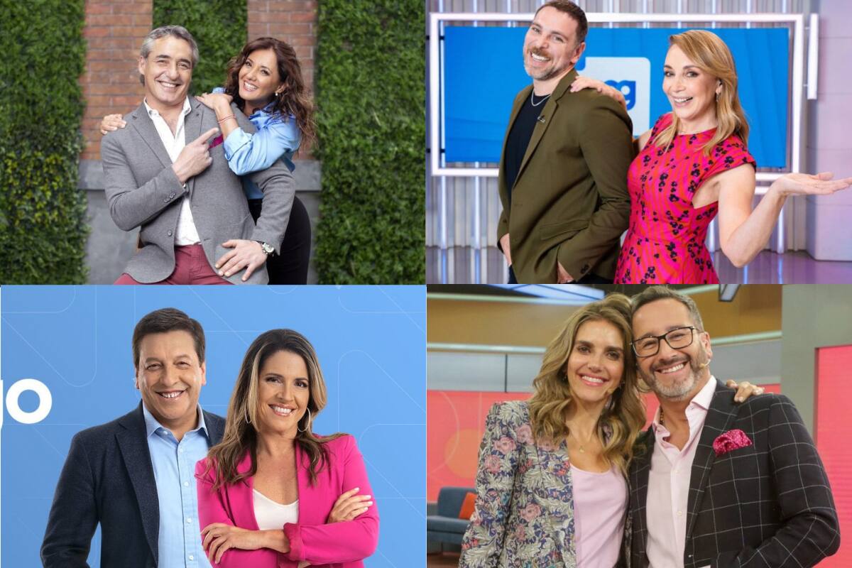 Los canales de televisión viven ruda competencia por el rating durante la mañana.