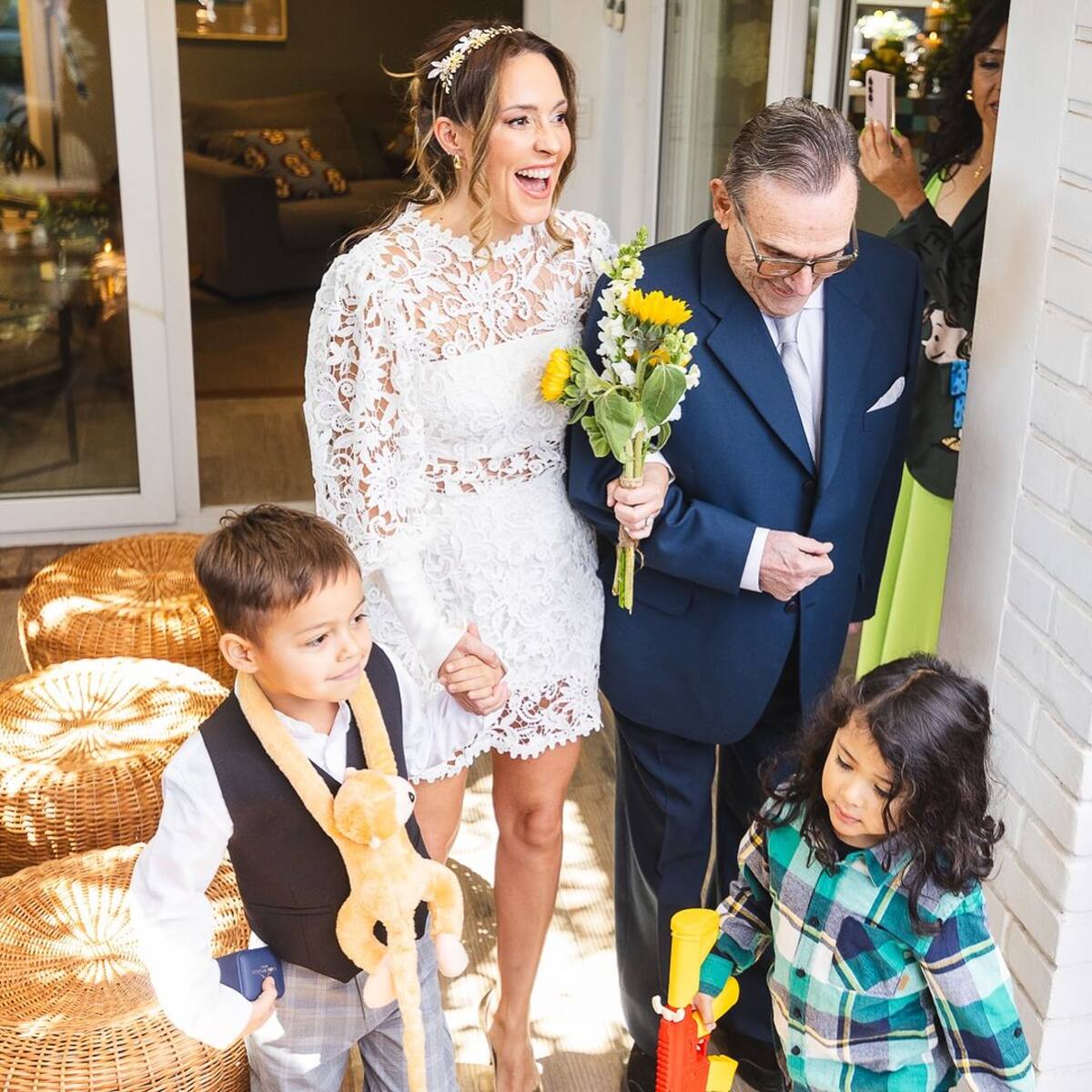 Fotografía de Maly Jorquera que subió junto a su emotivo mensaje en la que sale camino al altar