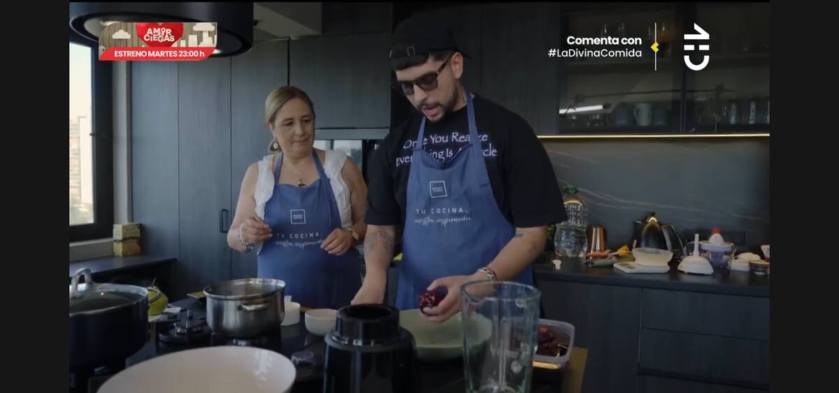 Su suegra y su novia tuvieron breves apariciones en el programa.