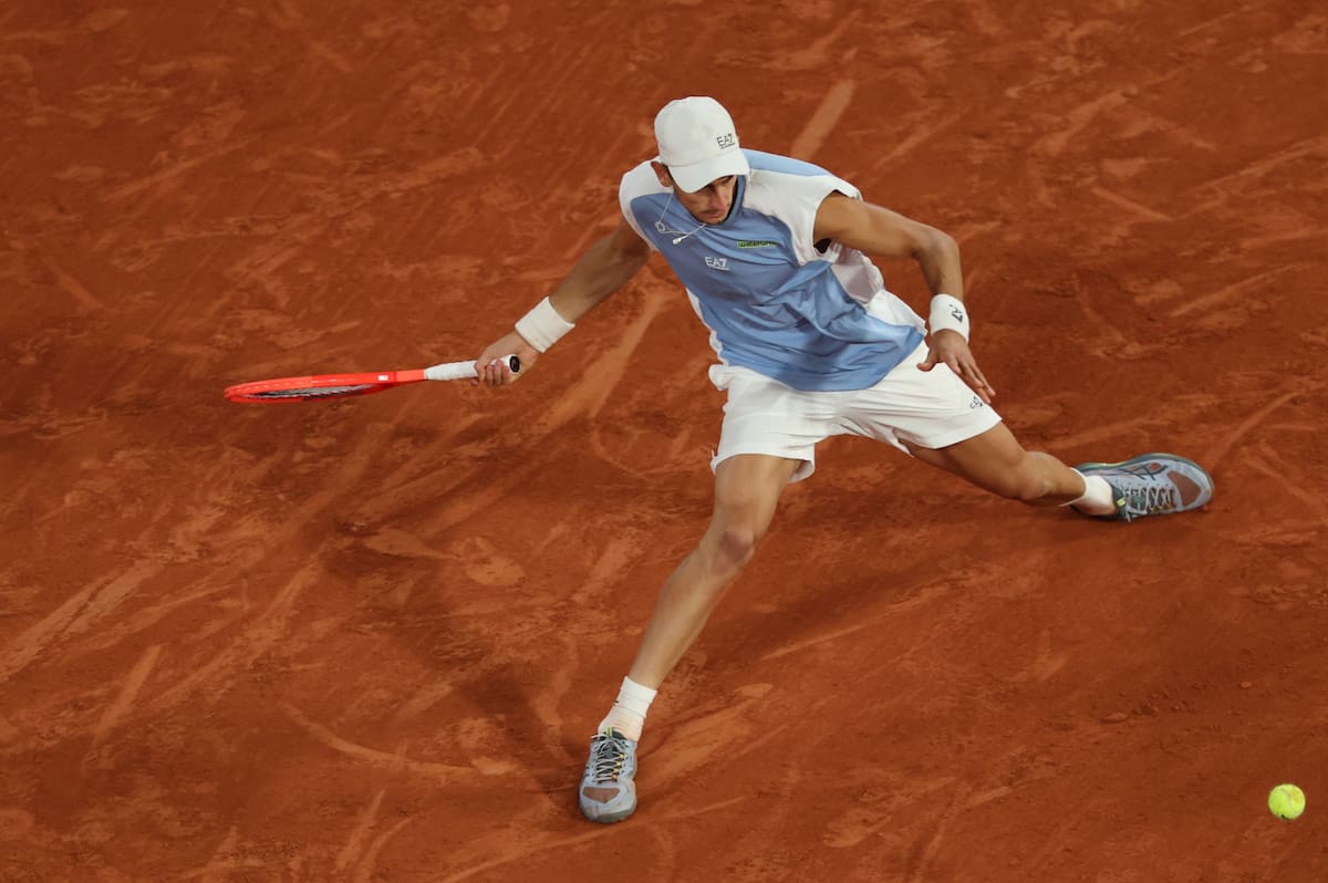 En Roland Garros. Foto: EFE.