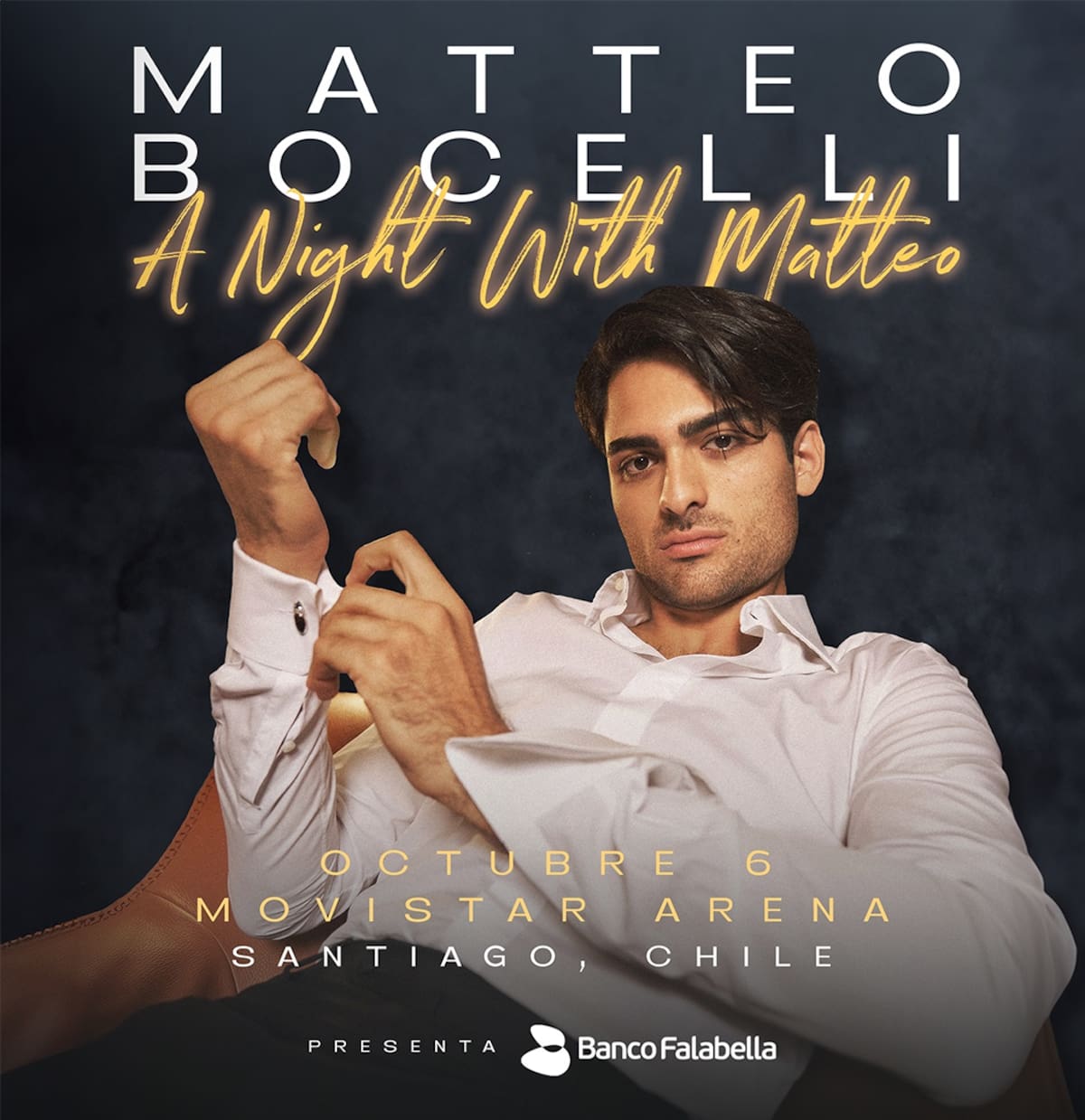 Matteo Bocelli regresa a Chile en octubre. Créditos: Instagram