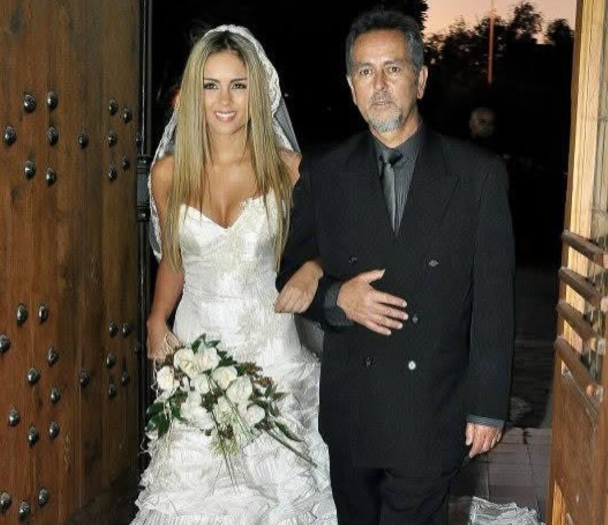 La modelo se despidió de su padre.