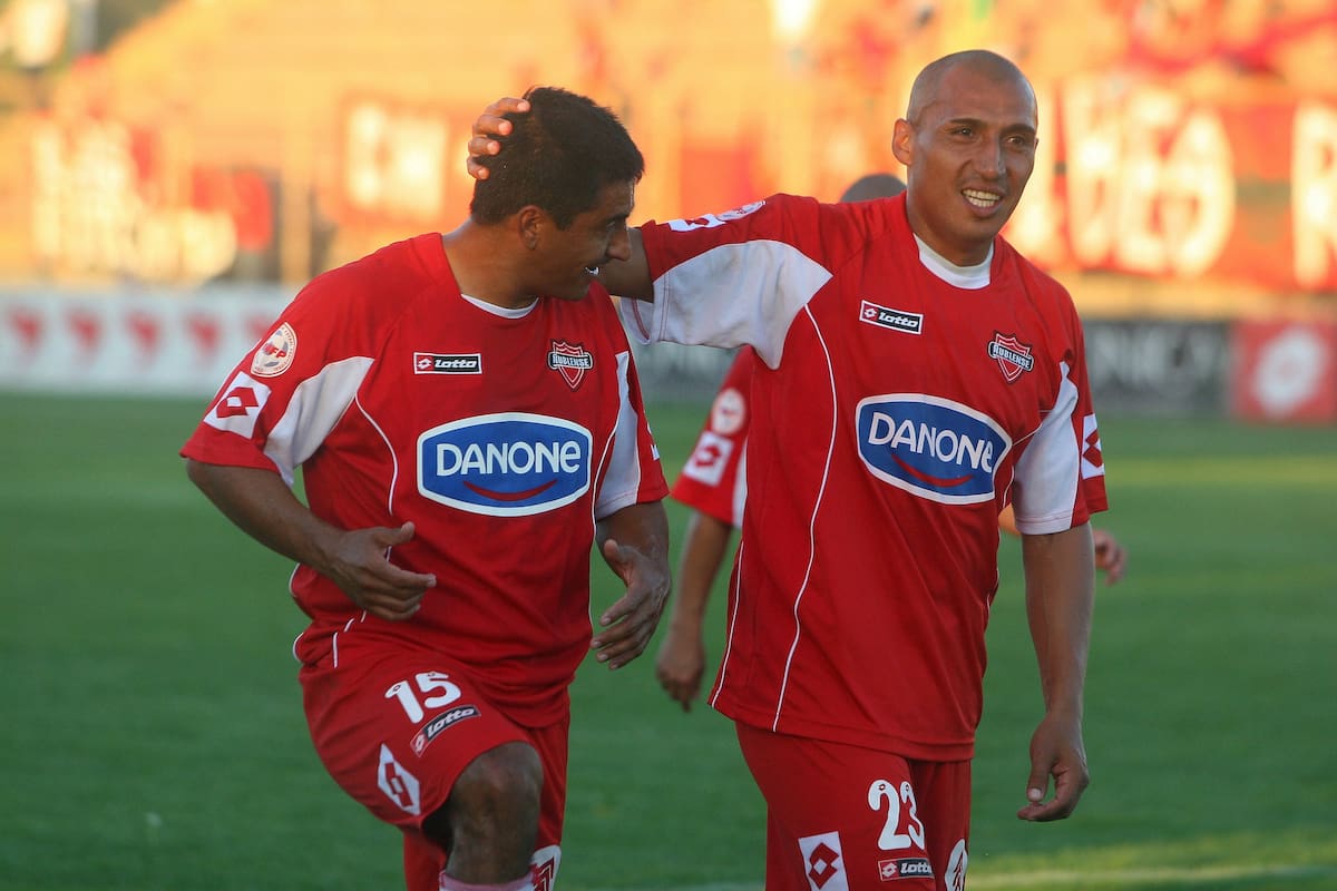 El exvolante en 2008 cuando jugó por Ñublense de Chillán. Foto: Photosport.