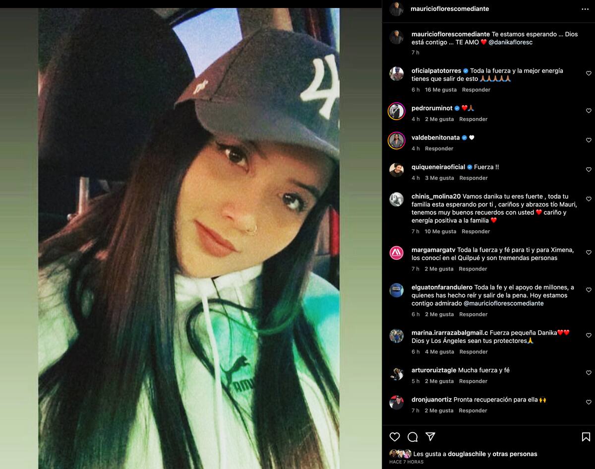 Mauricio Flores le dedica emotivo mensaje a su hija, Danika. Créditos: Instagram.