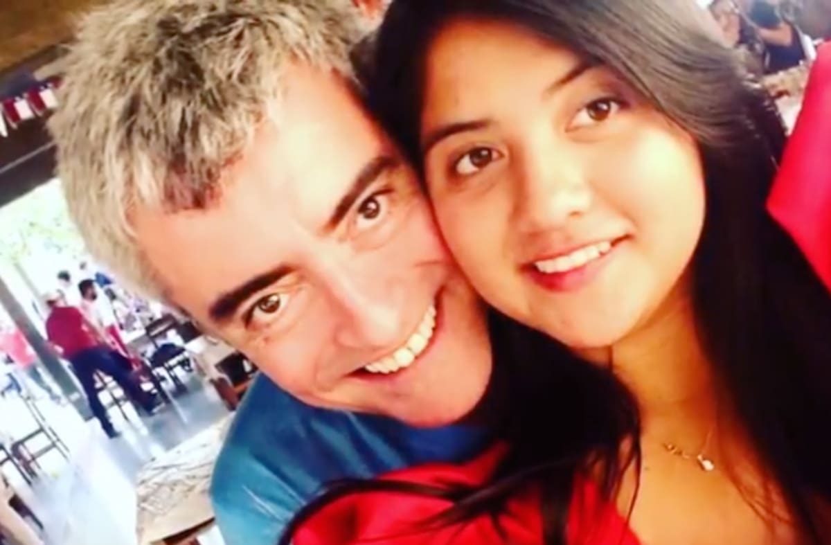 Mauricio Flores junto a su hija, Danika. Créditos: Instagram.