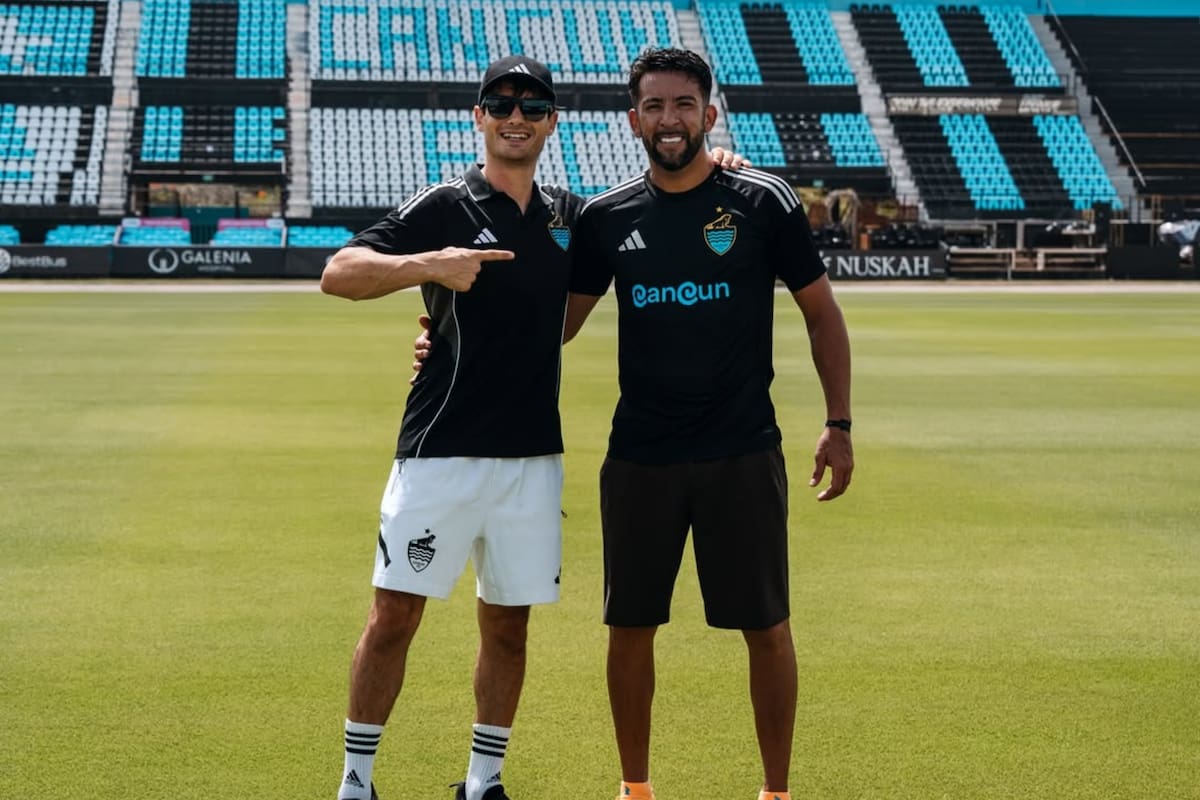 El defensor chileno en Cancún FC. Foto: @fc_cancun