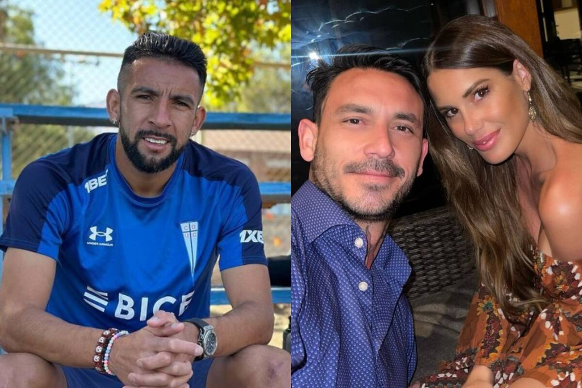 Mauricio Isla, Mauricio Pinilla y Gala Caldirola / Créditos: Instagram