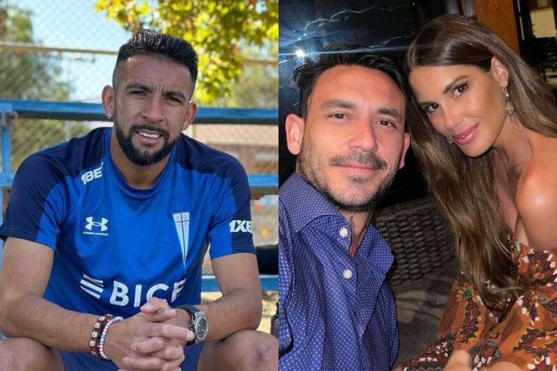 Mauricio Isla, Mauricio Pinilla y Gala Caldirola / Créditos: Instagram