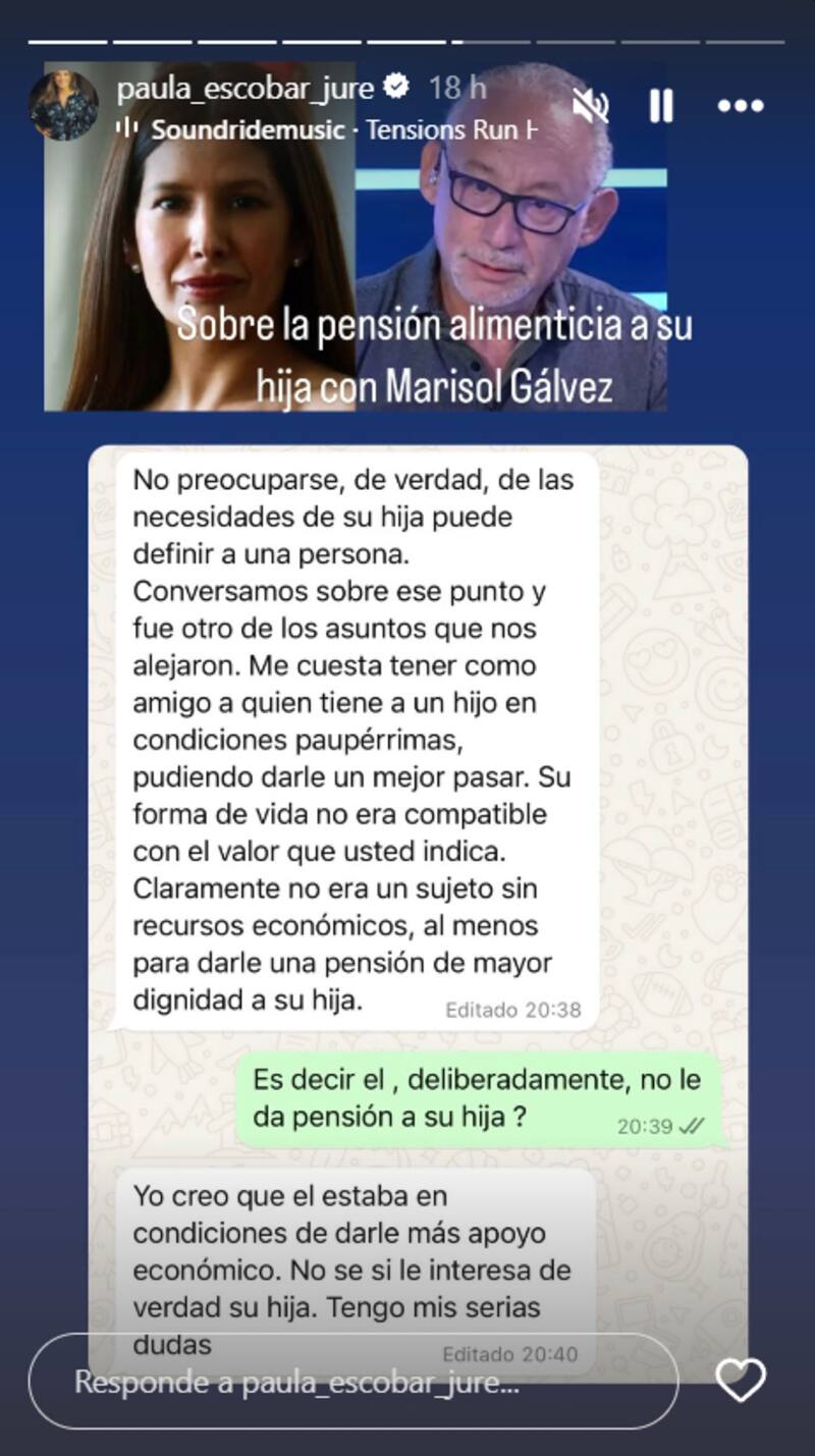 El comunicador fue criticado por un antiguo amigo.