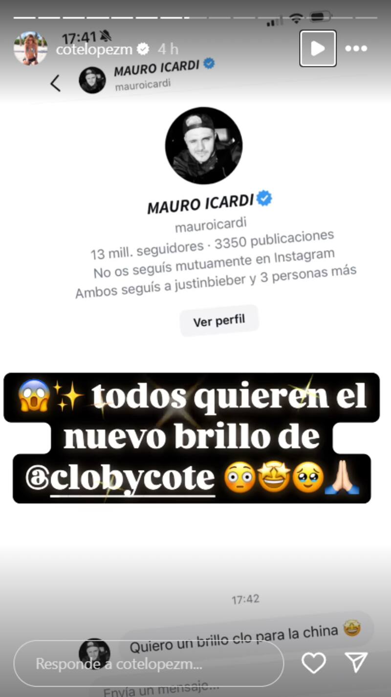 El futbolista argentino le pidió un producto de belleza a Coté López.