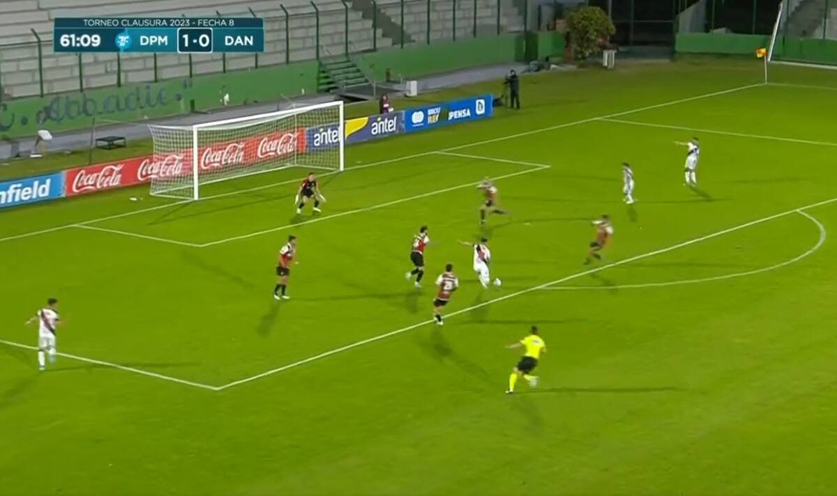 El delantero marcó tras un gran jugada individual