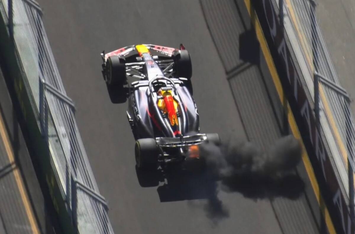 VIDEO | Sorpresa en la F1: a Max Verstappen le explotan los frenos y le entrega en bandeja el GP de Australia a Carlos Sainz