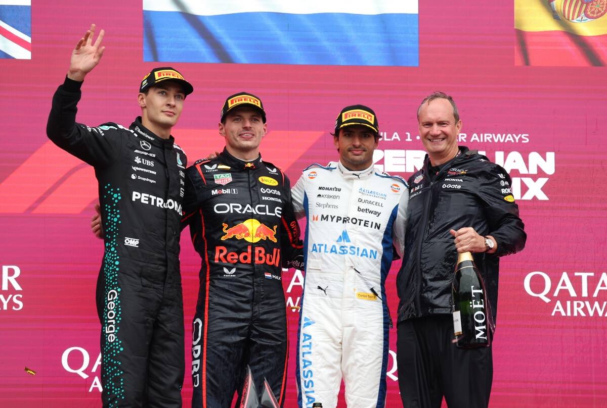 , venció en el GP de Azerbaiyán. Foto: EFE.