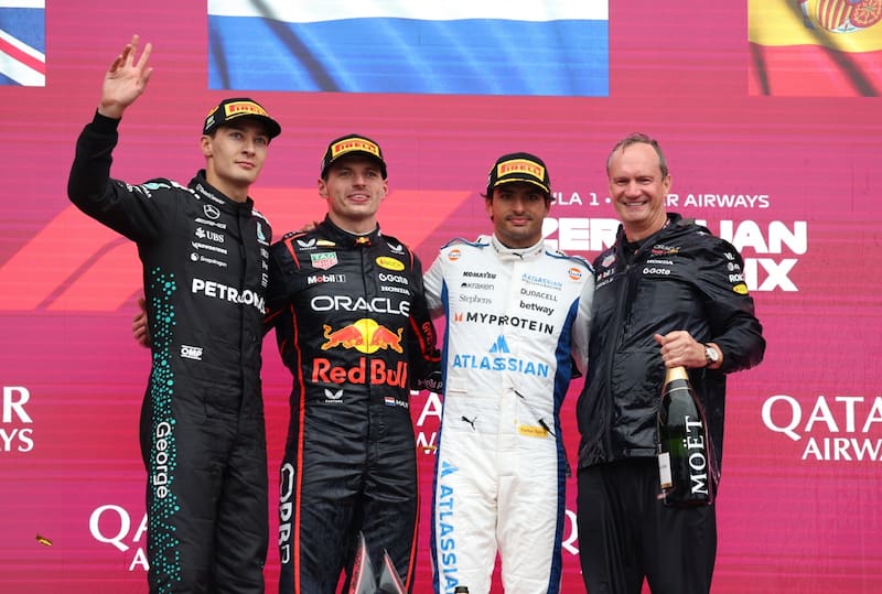, venció en el GP de Azerbaiyán. Foto: EFE.
