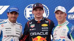 Max Verstappen estuvo sólido y le quitó la pole a Carlos Sainz en el GP de Azerbaiyán