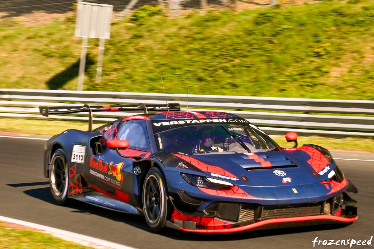 Manejo un Ferrari GT3 en Nürburgring
