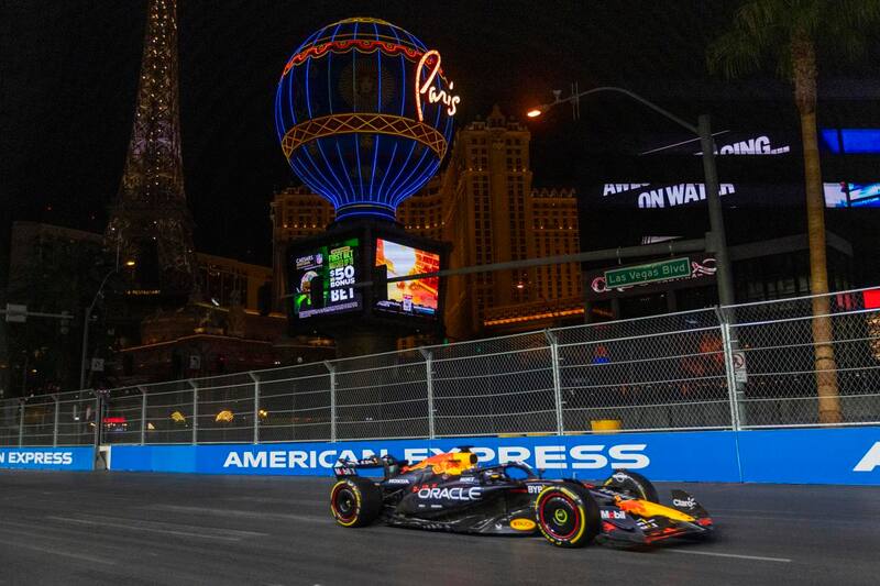 en el Gran Premio de Las Vegas de Fórmula 1. EFE
