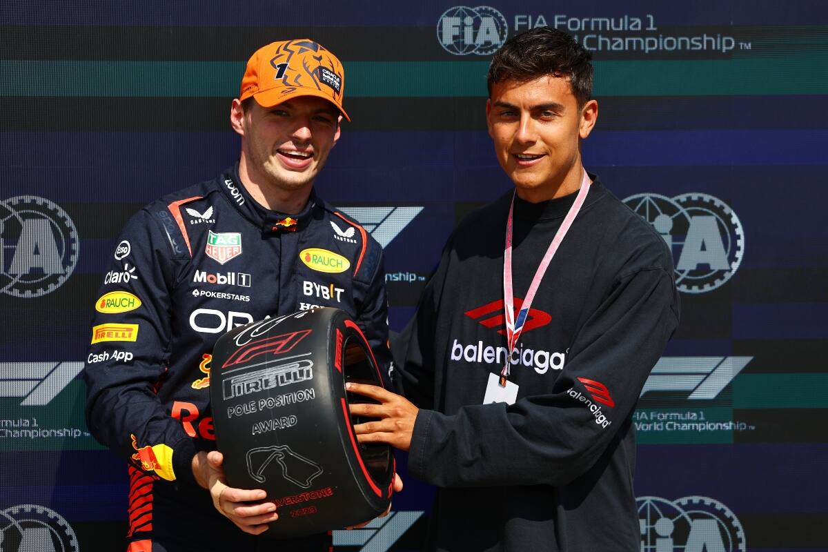 recibió el premio de la pole junto a Paulo Dybala