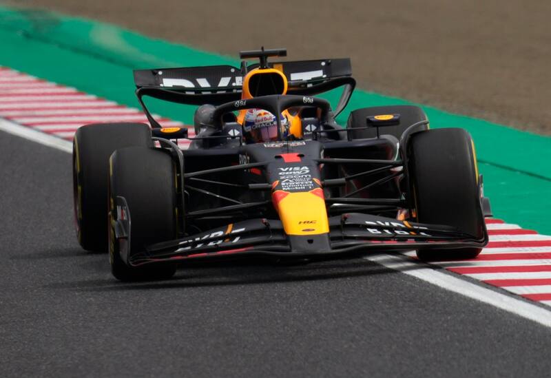 Max Verstappen le ganó a todos en la pista de Suzuka. Foto: EFE.