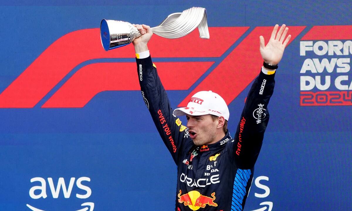 Ganó el Gran Premio de Canadá. Foto: EFE/EPA/SHAWN THEW