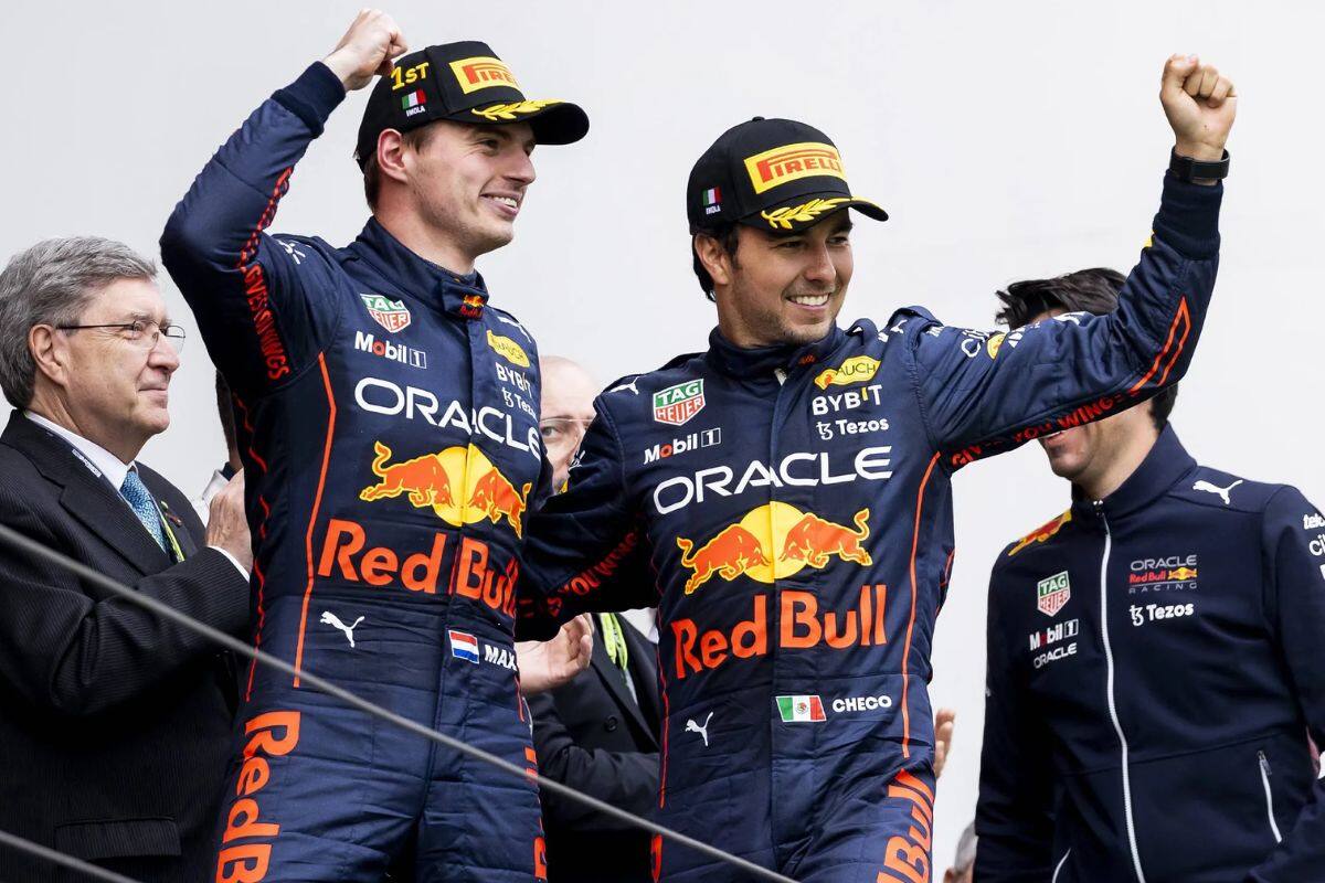 Max Verstappen y Checo Pérez se impusieron en el GP de Austria. (Twitter)