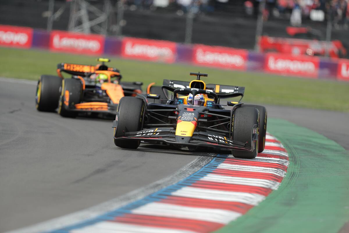Max Verstappen y Lando Norris en la Fórmula 1. Foto: EFE/Archivo.