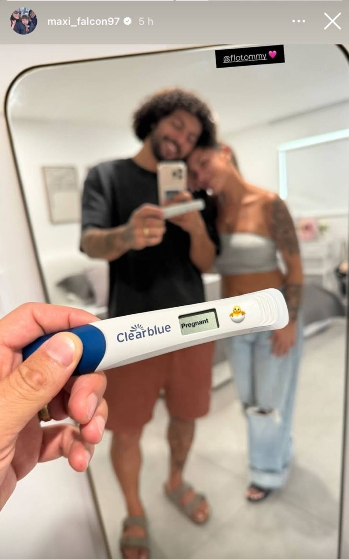 Peluca será padre por segunda vez