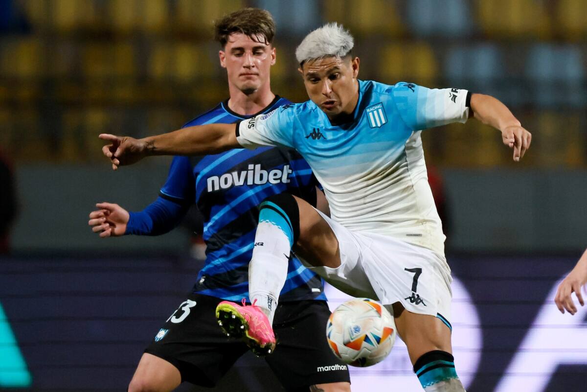 dejó Racing para irse a River Plate. Foto: Aton.