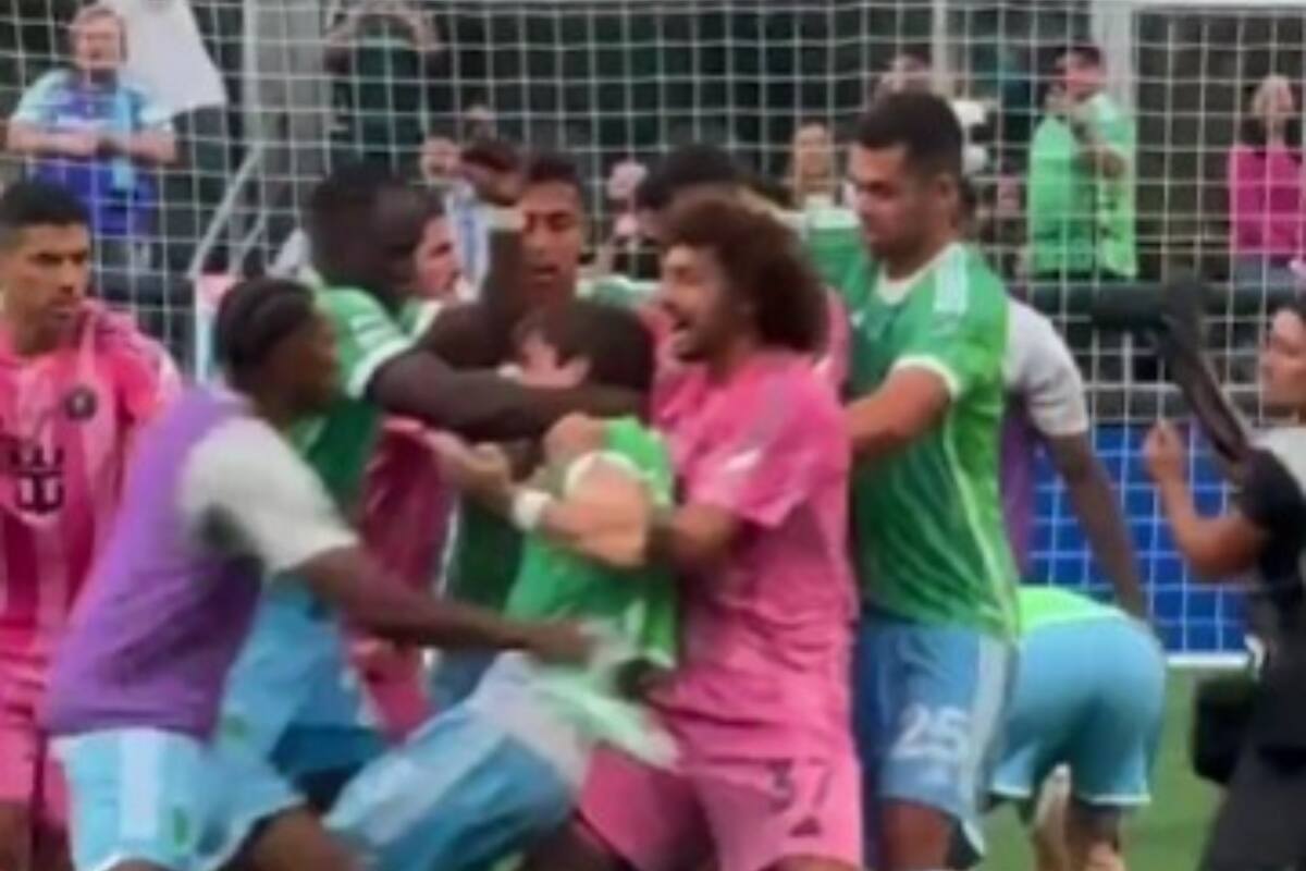 en la pelea tras la final de la Leagues Cup.