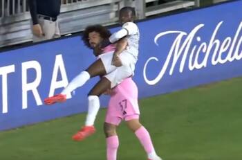 Maximiliano Falcón aprendió de su paso por Colo Colo y evitó una polémica en el Inter Miami