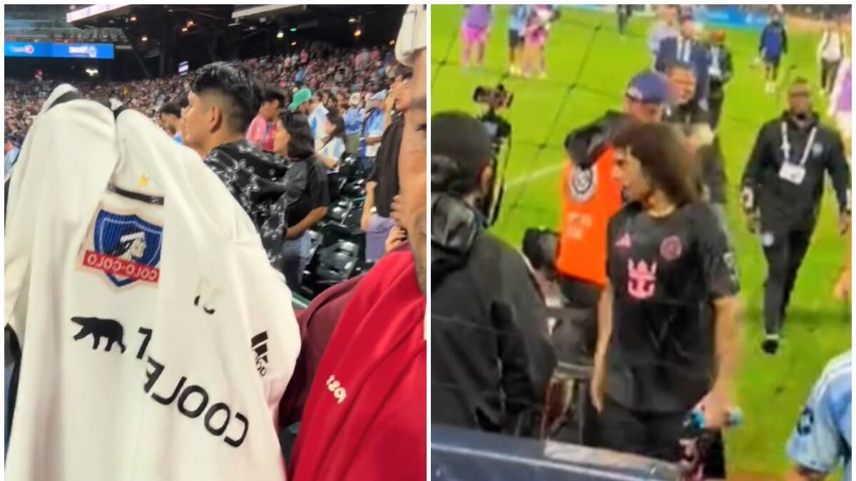 A Maxi Falcón le mostraron la camiseta de Colo Colo en la MLS y esta fue su reacción