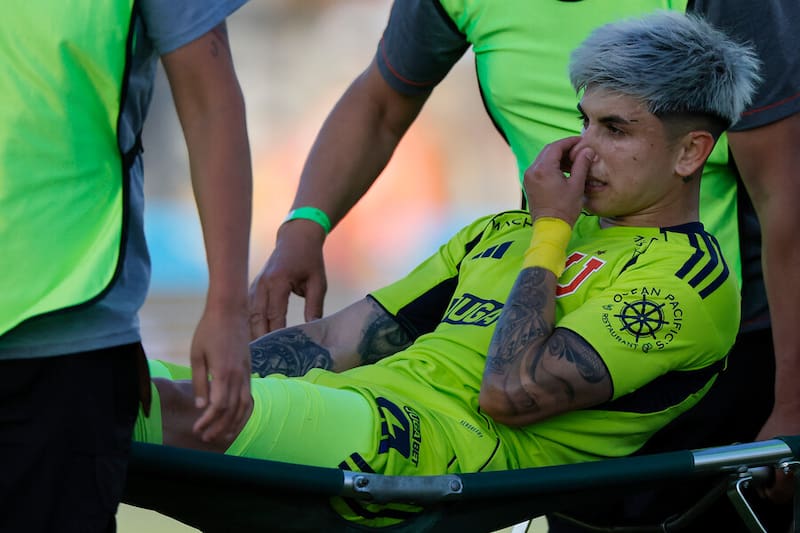 Salio lesionado ante O'Higgins. Foto: Aton.