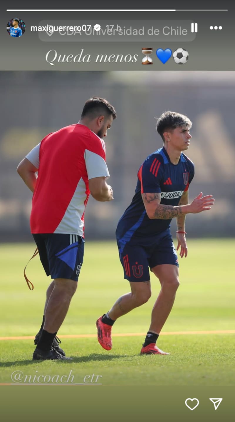 El jugador cuenta los días para volver en la U.