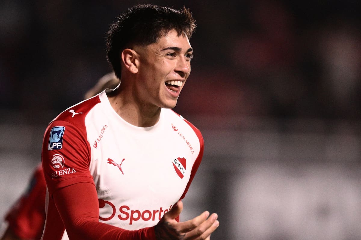El delantero en Independiente. Foto: @independiente