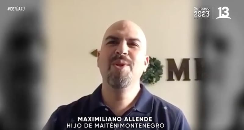 Maximiliano, hijo de Maitén Montenegro.