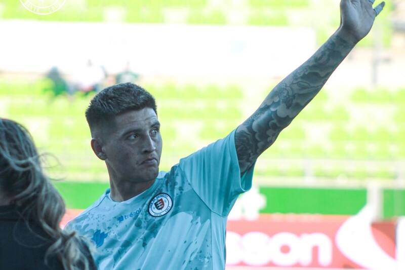 Maximiliano Velazco fue el arquero titular de Deportes Santa Cruz.