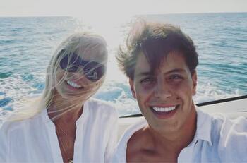 Máximo Bolocco recuerda con especiales postales el matrimonio de su madre Cecilia Bolocco y Pepo Daire