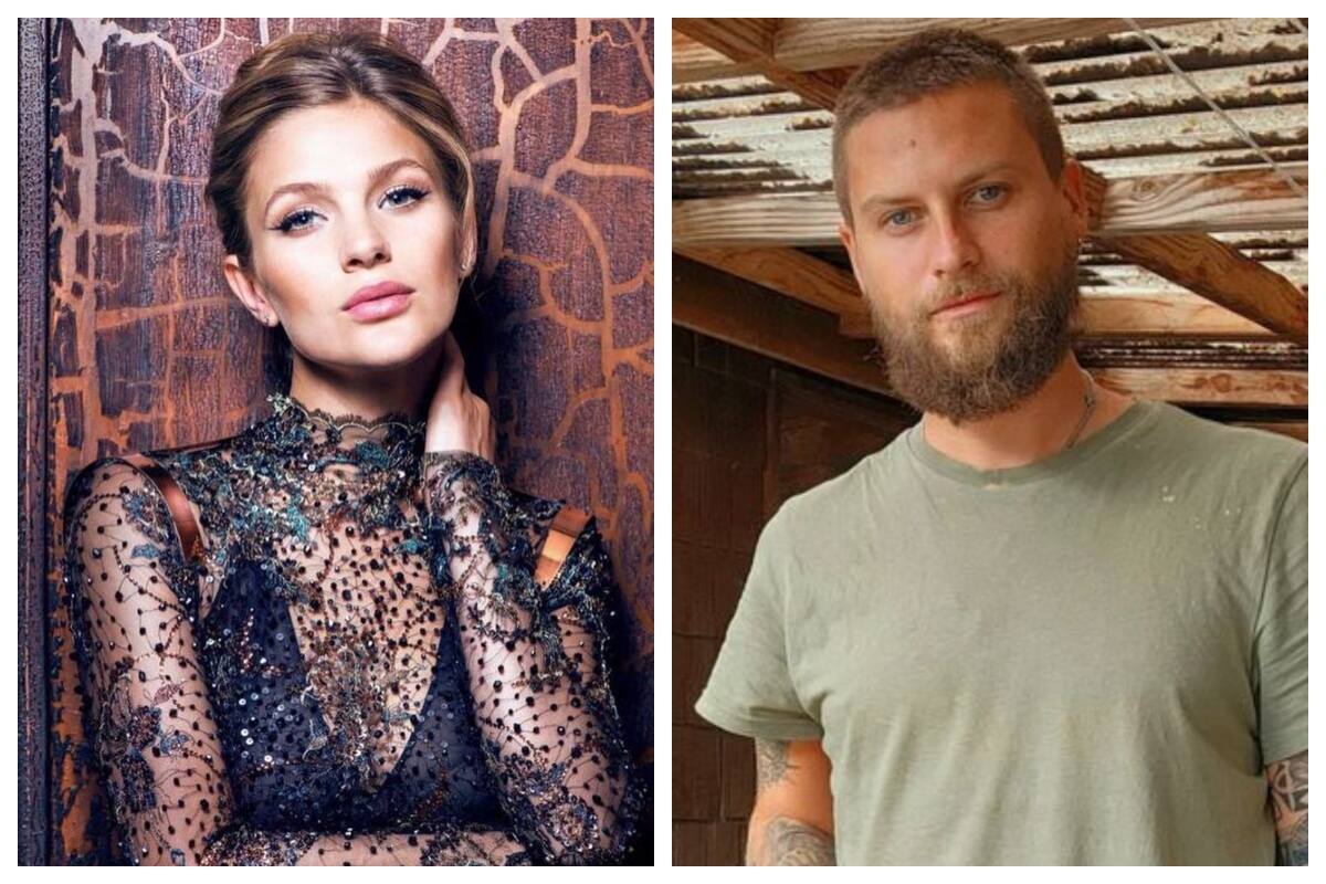 La actriz le entregó un especial regalo al periodista.