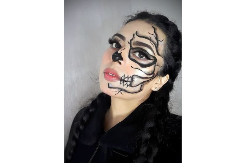 Solo necesitan pintura negra y blanca. 
Créditos: Pinterest.