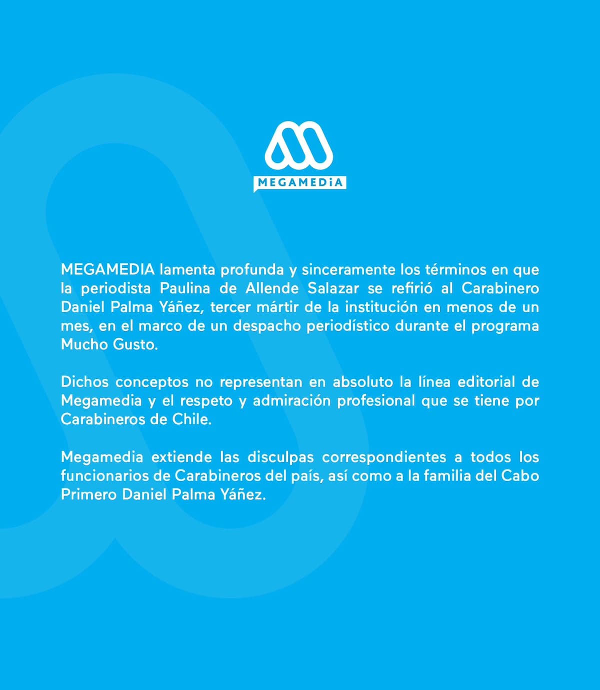 Se refiere a la polémica de Paulina de Allende Salazar en "Mucho Gusto"