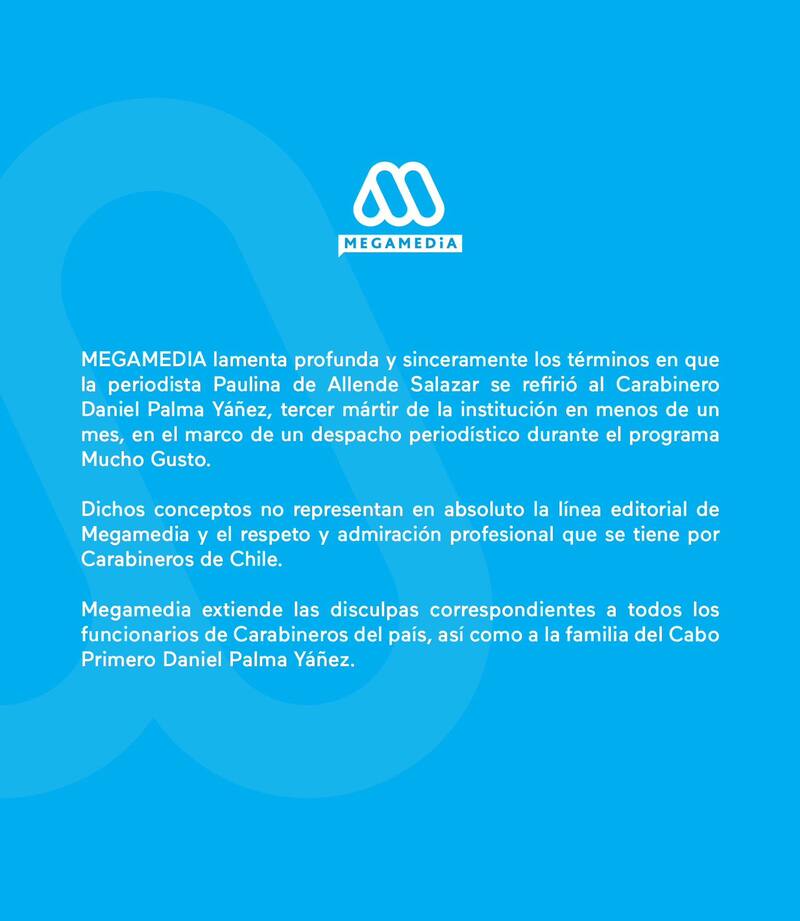 Se refiere a la polémica de Paulina de Allende Salazar en "Mucho Gusto"