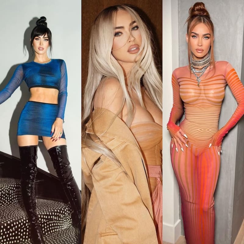 Los cambios de look de Megan Fox. Foto: Instagram.