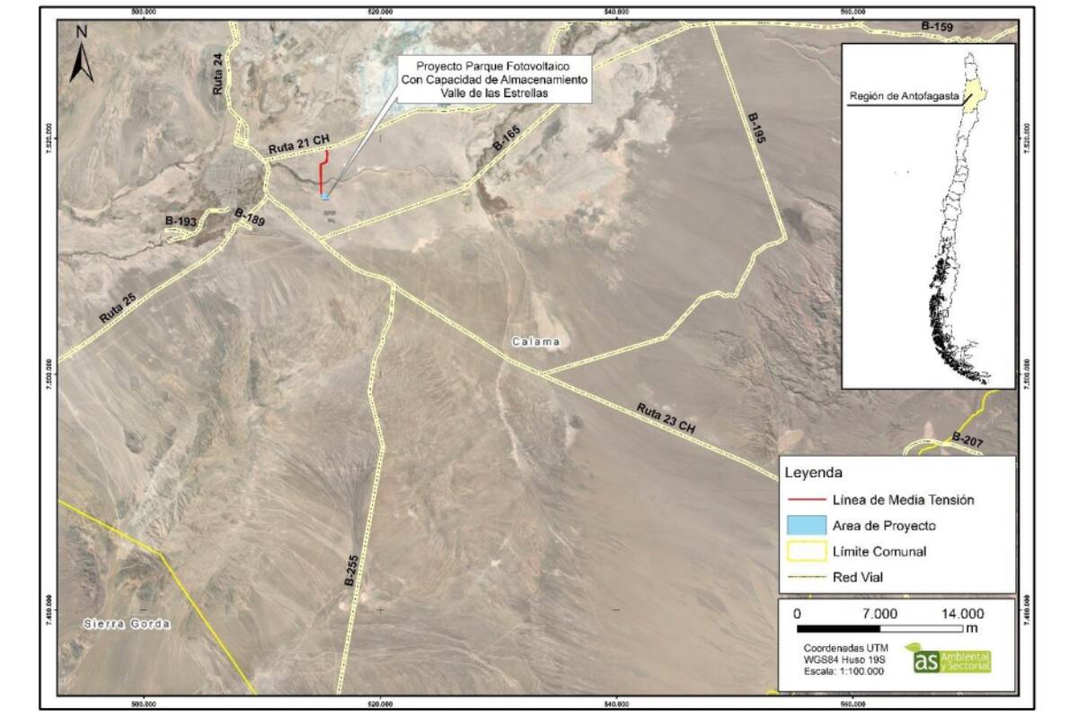 En este sector de la Región de Antofagasta estarán emplazadas las obras.