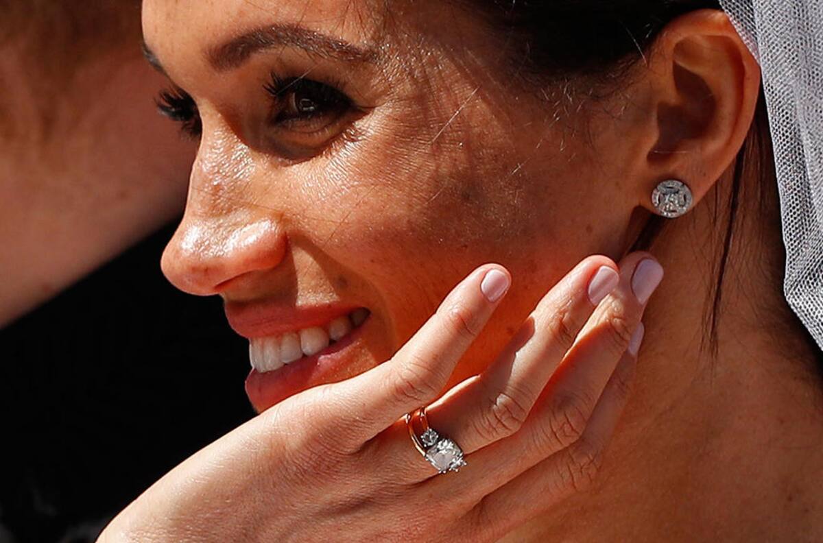 Internautas aseguran que Meghan Markle amplió su lujoso anillo de compromiso