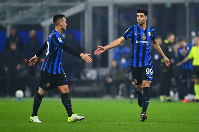 Mehdi Taremi llegó al Inter para ocupar el puesto de Alexis Sánchez, pero hasta el momento no ha convencido a la hinchada interista. (Foto: @Inter)